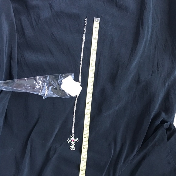 Fashion Cross Gem Necklace - Picture 5 of 7